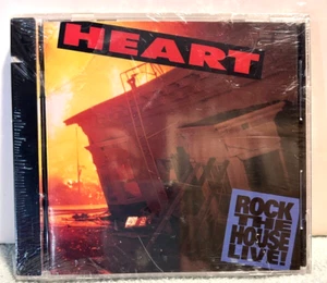 Sealed ! ROCK THE HOUSE LIVE! by HEART-Collectible CD w/ Barracuda, Wild Child - Picture 1 of 2