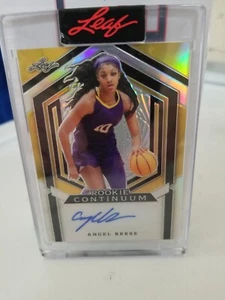 2023 Leaf Continuum ANGEL REESE Auto LSU Basketball 63/133 Chicago Sky WNBA - Picture 1 of 2
