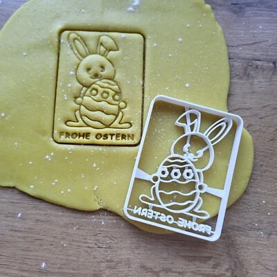 Osterei Ostern Hase Ausstecher Form Ausstechform Cutter Salzteig Keks Cutter - Bild 1 von 4