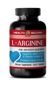 Aminoácidos edición deportiva L-arginina. Síntesis de proteínas (1 botella, 100 tapas) - Imagen 1 de 11