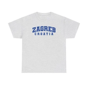 Zagreb Croacia Camisa Regalos Camiseta Camiseta Cuello Redondo Manga Corta - Imagen 1 de 3