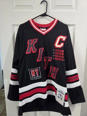 Camiseta Kith Mitchell & Ness NY Rangers Mark Messier Tamanho MED -M -Marinha Nova York - Imagem 1 de 3