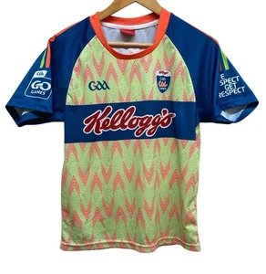 CUL Camps Jersey Kids Size 4A Green Gaelic Kellogg Ireland GAA Go Games - Picture 1 of 3