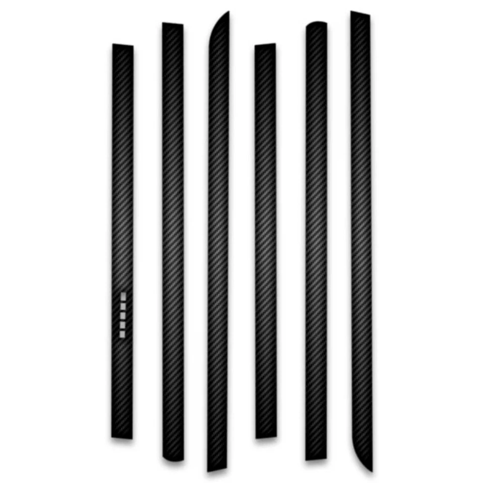 6pc Carbon Fiber Window Sill Trim fits 2003-2017 Ford Expedition w/Keypad Cutout Foto 1 de 1