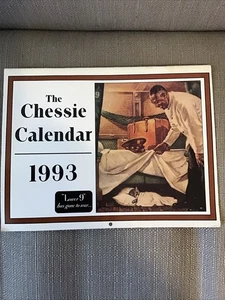 Vintage The Chessie Calendar 1993 Chessie the Railroad Kitten C&O Railroad - Picture 1 of 3