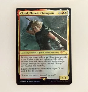 MTG: Cloud, Planet's Champion Unique and Miscellaneous Promos Foil NM - Picture 1 of 3