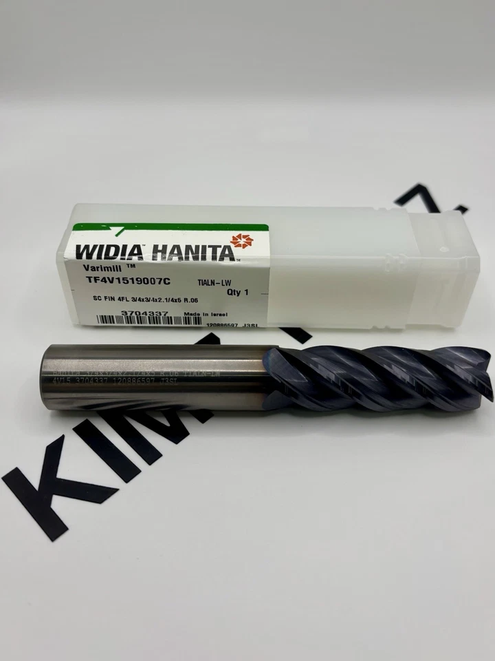 FRESA FINAL WIDIA HANITA 3704337 CARBURO 3/4x3/4x2 1/4x5 4F .060R ENVÍO GRATUITO Foto 1 de 3