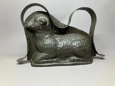 antike Backform Schokoladen Form Schaf Lamm Osterlamm Bäcker Blech 4083-4 - Bild 1 von 4