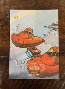 2024 Star Wars Hyperspace Bespin Sketch Cloud Car Artist Eric Medina 1/1 - Picture 1 of 2