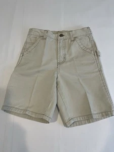 Pantaloncini Cargo Old Navy Qualità Costruiti Classici Ragazzi Taglia 5T Beige Elasticizzati Vita - Foto 1 di 8