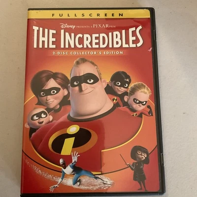 Фильм Disney Pixar The Incredibles ~ коллекционное издание 2 диска DVD - Изображение 1 из 4