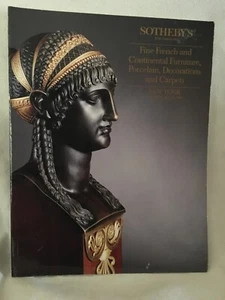 Sothebys Fine French & Continental Furniture Porcelain Carpet Auction Book 1989 - Imagen 1 de 6