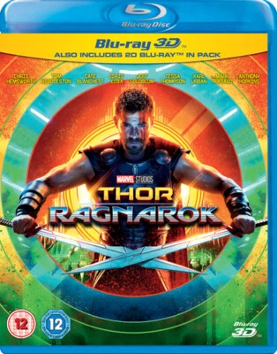 Thor: Ragnarok Blu-ray (2018) Chris Hemsworth, Waititi (DIR) cert 12 2 discs - Image 1 of 2