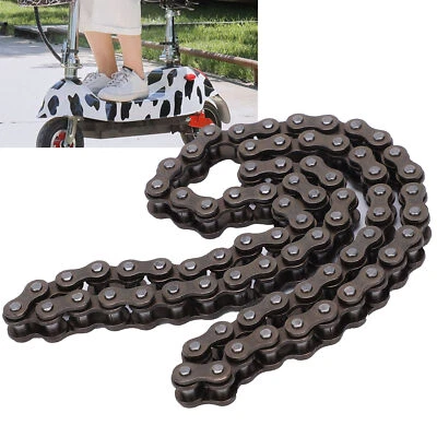 25H 76 Links Chain Heavy Duty Steel Chain Replacement Parts for Electric ScoOTER - Image 1 of 4
