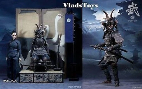 Samurai Female Warriors Vintage Armor Deluxe Version PopToys 1/6 W003B USA Cover