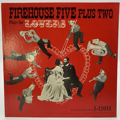 Firehouse Five Plus Two LP Record Plays For Lovers Good Time Jazz Album L-12014  Foto 1 de 4
