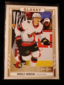 2023-24 Upper Deck Series 1 - O-Pee-Chee Glossy #R-4 Ridly Greig (RC) - Picture 1 of 2