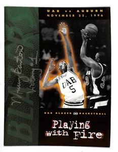 Murry Bartow signed 1996 UAB Blazers Auburn Program 91243b30 - Picture 1 of 1