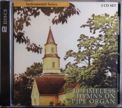40 Timeless Hymns On Pipe Organ Instrumental Series NEW 2 Disc Set CD Christian - Image 1 of 2
