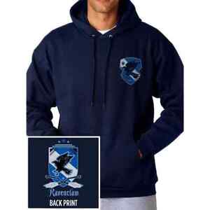 Officially licensed Harry Potter Ravenclaw Navy Blue Hoodie with backprint