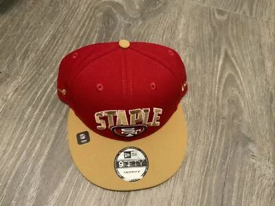 Gorra New Era X Staple San Francisco 49ers 9FIFTY Snapback para hombre roja OSFM Foto 1 de 4