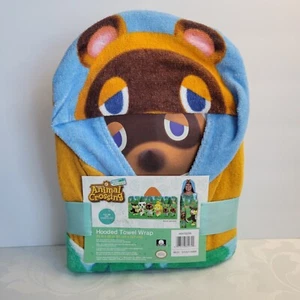 Toalla con capucha para niños Animal Crossing baño playa piscina toalla 24" x 50" nueva con etiquetas - Imagen 1 de 7