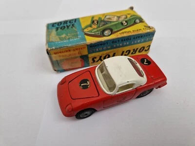 VINTAGE CORGI TOYS 319 LOTUS ELAN COUPE CAR IN ORIGINAL BOX - Image 1 of 4