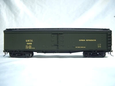 Refrigerador de madera GACX listo para funcionar HO Walthers 932-5483 con camión GSC URTX # 3306 Foto 1 de 4