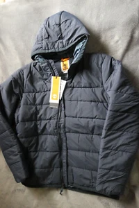 Timberland Garfield Thermarange Puffer Jacket for Men in Navy Navy, Size L US - Picture 1 of 9