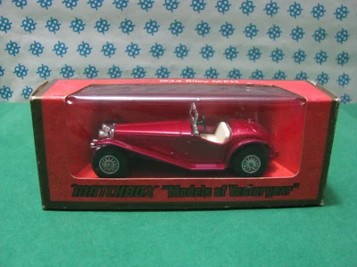    Vintage  -  RILEY  MPH  1934  Red           - Matchbox N° Y-3    Mint box - Immagine 1 di 2