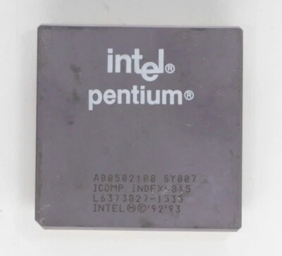 Socket 5 Processor CPU - Intel Pentium 100 - 100MHz - SY007 - TESTED - Image 1 of 2
