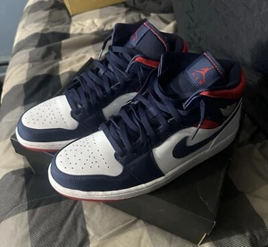 Air Jordan 1 Mid SE Olympic 2020 - Picture 1 of 24