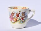 Vintage Royal Doulton Bunnykins Casino Cup - Sewing / Playing the Trumpet