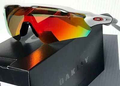 NEW* Oakley RADAR EV PATH White Shiny POLARIZED Galaxy Ruby Sunglass 9208 - Image 1 of 4