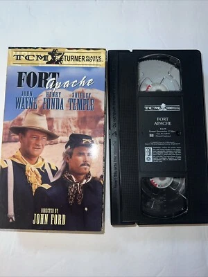Fort Apache (VHS, 1948) John Wayne, Henry Fonda, Shirley Temple, Western - Image 1 of 3