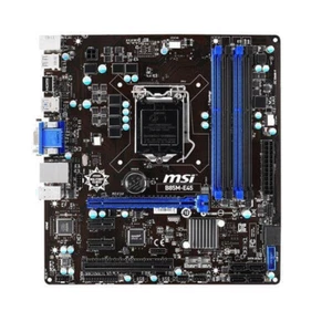 MSI B85M-E45  Mainboard Micro ATX Sockel 1150 inkl. i.o shield - Bild 1 von 1