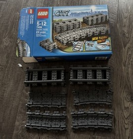 LEGO City: 7499 - Flexible and Straight Tracks 2015 Retired Set - Open Box