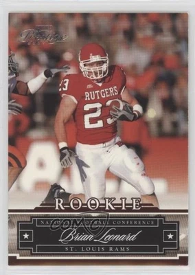 2007 Playoff Prestige Rookie Brian Leonard #238 Rookie RC - Image 1 of 2