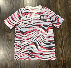 Nike South Korea Soccer Jersey Men’s Large Blue Pink Black Polyester - Picture 1 of 5