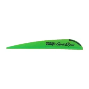 50 Pack NAP Quik Spin 3.13" Premium Performance Arrow Vanes: Fluorescent Green - Picture 1 of 3