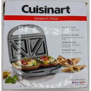 Cuisinart WM-SW2N1 Sandwich Maker Brand New With Tags - Picture 1 of 5