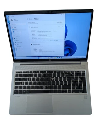 HP Probook 455 G8 Ryzen 5 5600U 2.3GHz 16GB RAM 256GB SSD 15.6" FHD Screen 594 - Image 1 of 4