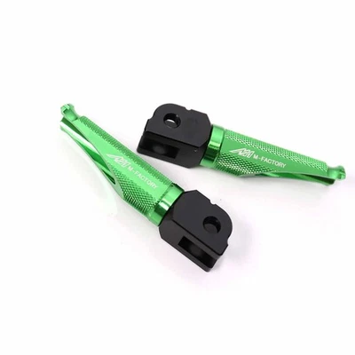 Clavijas delanteras Shinobi Green Racing para Kawasaki ZX9R NINJA 94 95 96 97 98 99 Foto 1 de 4