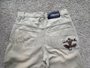 Vintage Y2K Spider-Man Jeans 32x30 Marvel 2003 Baggy Ecko JNCO Style Embroidered - Picture 1 of 8
