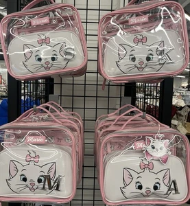 Disney Marie Aristocats 2pk Initial A-Z Make-Up Bag - Picture 1 of 3