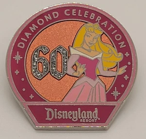 Disneyland 60th Diamond Celebration Disney Princess Aurora Pin - Picture 1 of 3