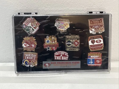 San Francisco 49ers Pin Set 2024 Season Limited Edition NFL Football Collectible - Image 1 of 3