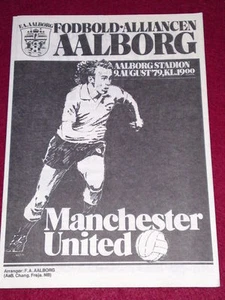PROGRAMA - EUROPEO - Aalborg v Manchester United - 9 de agosto de 1979 - Imagen 1 de 1
