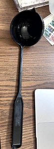 As Seen on TV Scoop N Strain Black Plastic Scoop Strainer Ladle Utensil Kitchen - Picture 1 of 6