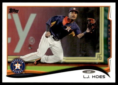 2014 Topps #647 L.J. Hoes Houston Astros Baseball - Image 1 of 2